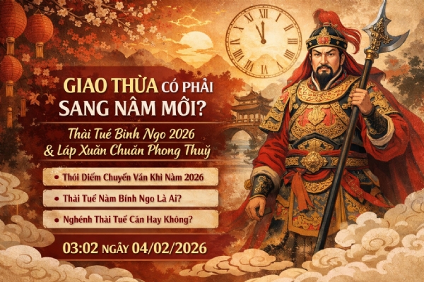 Giao thừa có phải là qua năm mới hay không ?
