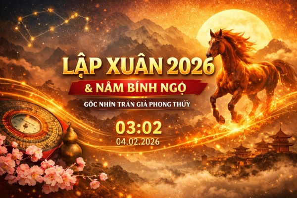 Lập xuân năm 2026 Bính Ngọ dưới góc nhìn của Trần Gia Phong Thuỷ